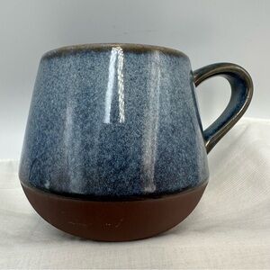 Levi Strauss & Co. Coffee Mug Stoneware Ceramic Blue Denim Brown Target